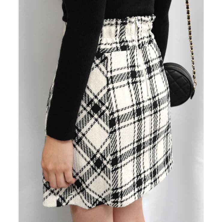ツイードチェックミニスカート | CORNERS  | 詳細画像6 
