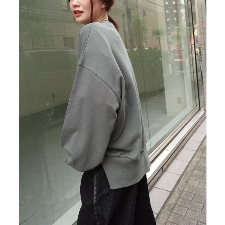 サイドスリットビッグカレッジスウェット | CORNERS  | 詳細画像24 