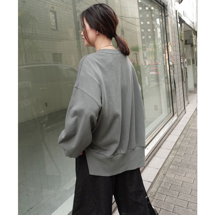 サイドスリットビッグカレッジスウェット | CORNERS  | 詳細画像23 