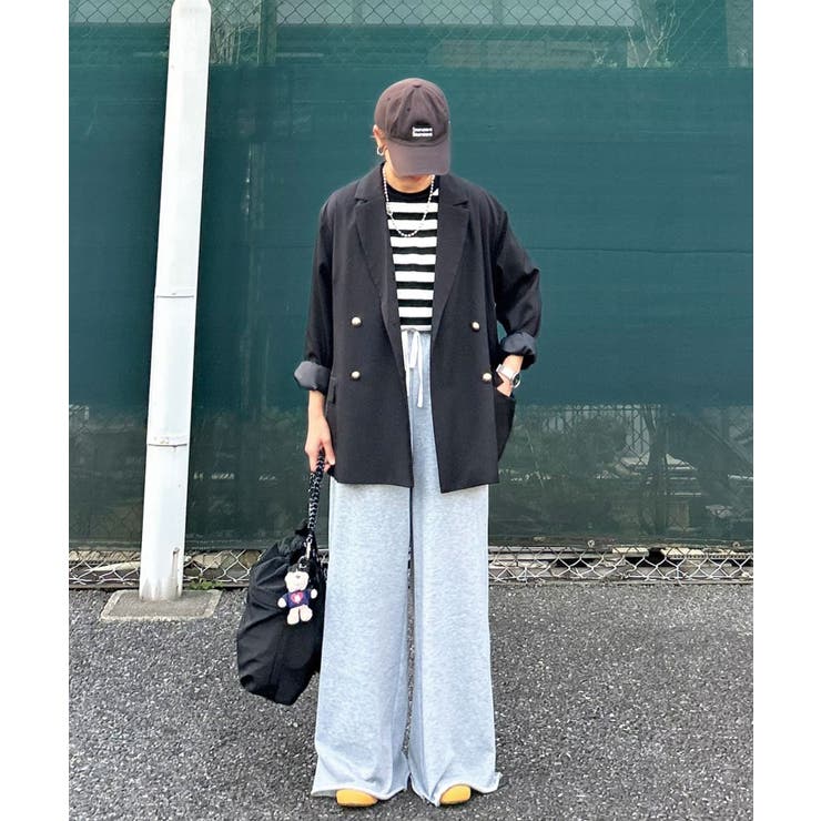 裏毛ワイドスウェットパンツ | CORNERS  | 詳細画像1 