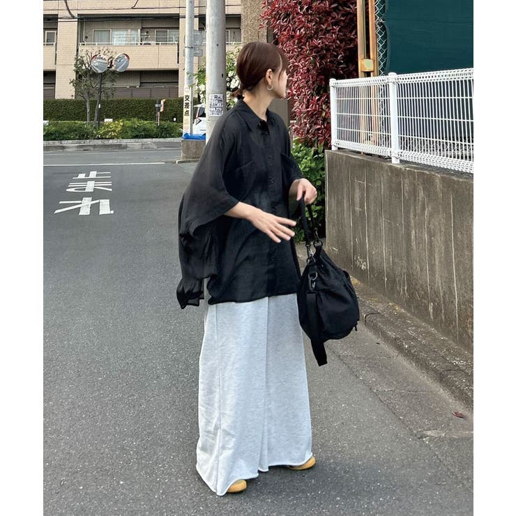 裏毛ワイドスウェットパンツ | CORNERS  | 詳細画像7 