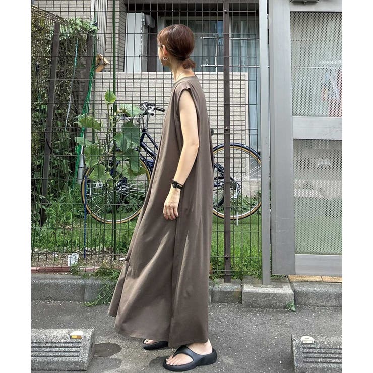 CORNERS by KR】タックロングワンピース[品番：TRIW0004071