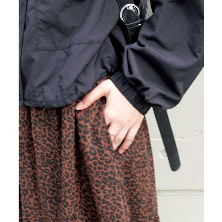 【CORNERS by KR】レオパードティアードスカート | CORNERS  | 詳細画像8 