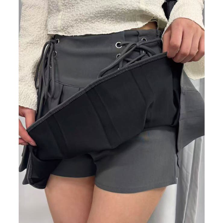 【 インパン裏地付 】マイクロプリーツミニスカパン | CORNERS  | 詳細画像6 