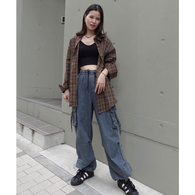 パラシュートデニムカーゴパンツ | CORNERS  | 詳細画像9 