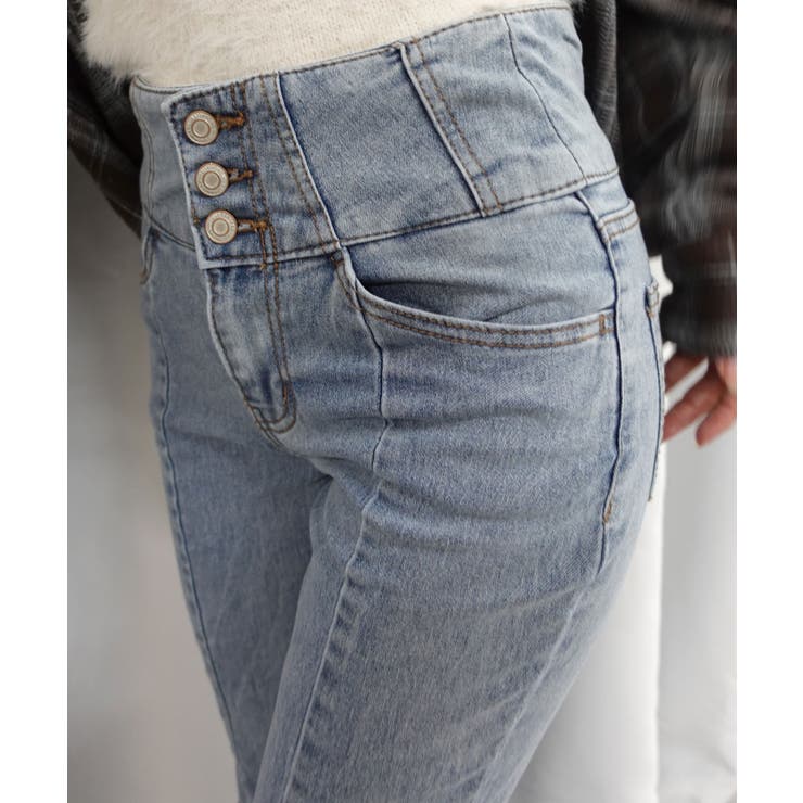 ハイウエストレースアップフレアパンツ | CORNERS  | 詳細画像8 