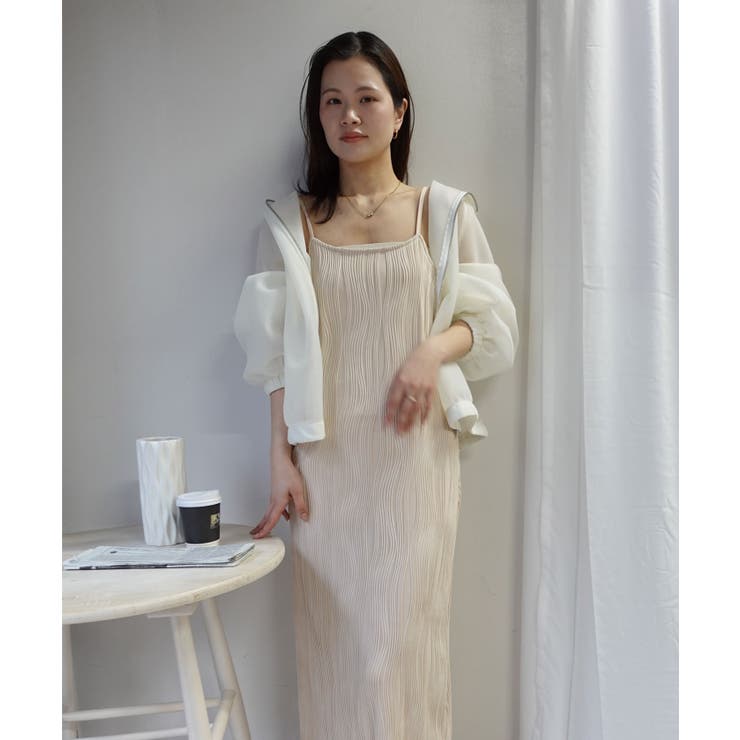 ウェーブタックキャミワンピース | CORNERS  | 詳細画像1 