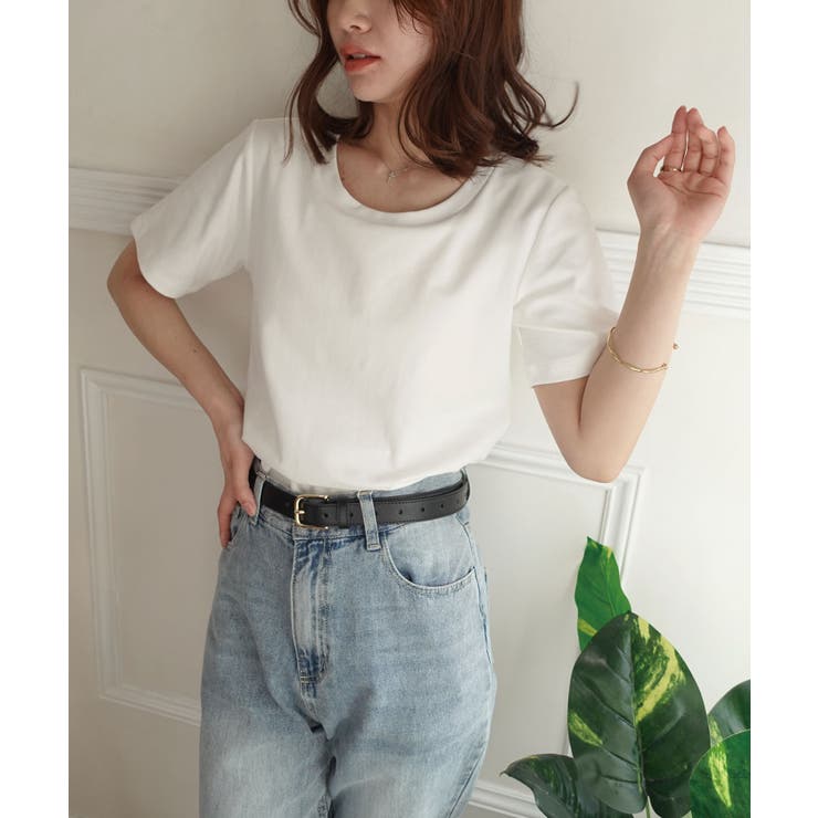 オフホワイト | カップ付きTシャツ | CORNERS 