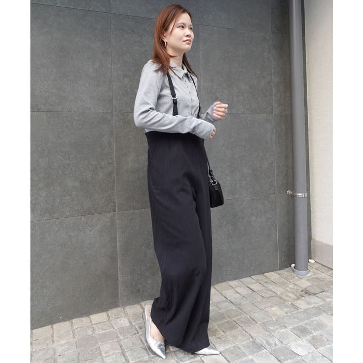 アソートサスペンダー付きストレートパンツ サロペット オーバーオール | CORNERS  | 詳細画像7 