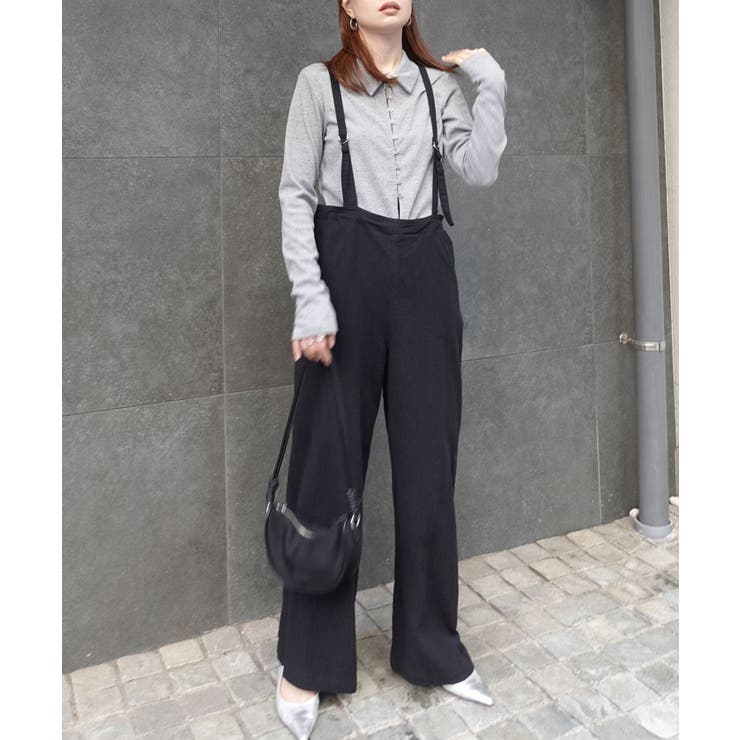 アソートサスペンダー付きストレートパンツ サロペット オーバーオール | CORNERS  | 詳細画像6 