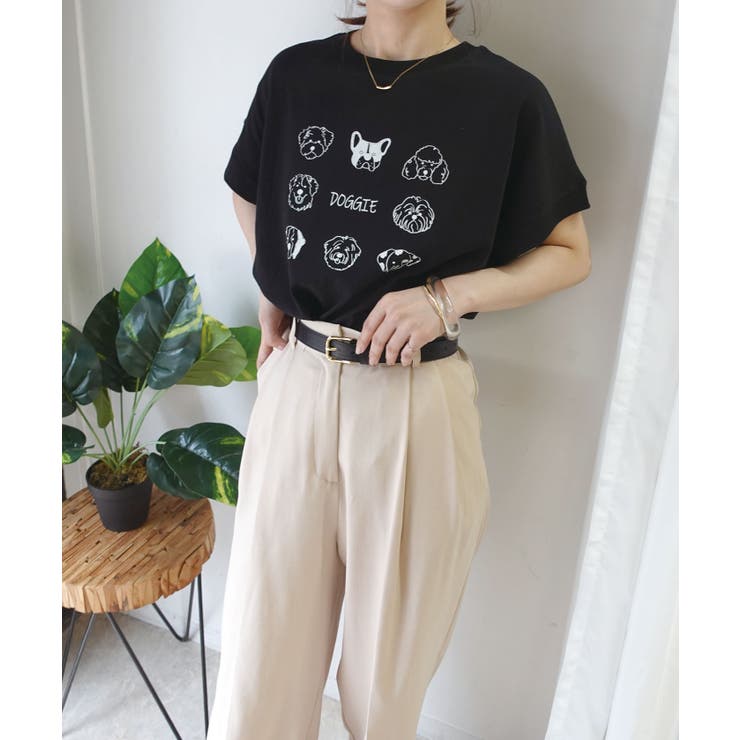 DOGGIEプリントTシャツ | CORNERS  | 詳細画像9 
