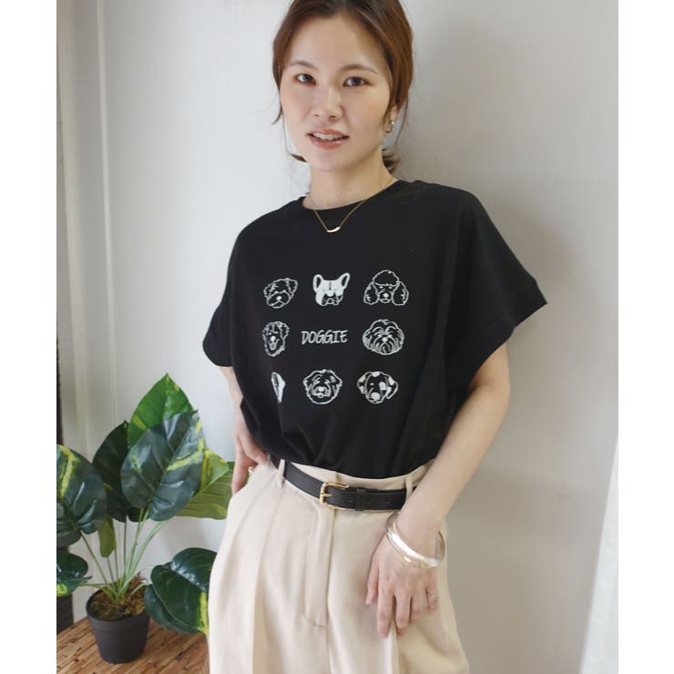 DOGGIEプリントTシャツ | CORNERS  | 詳細画像8 