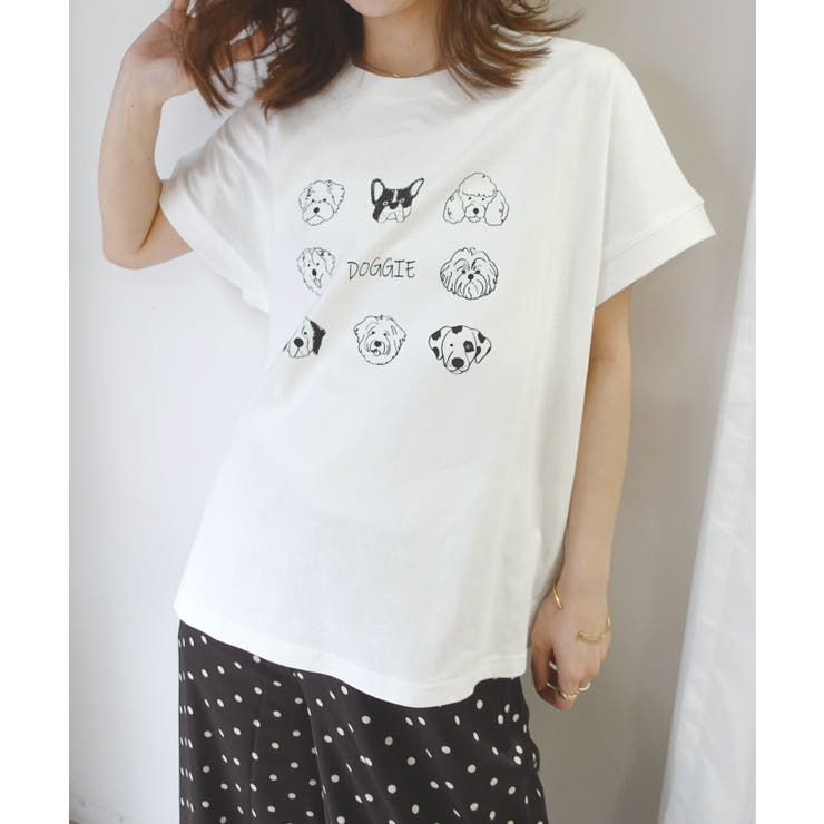 DOGGIEプリントTシャツ | CORNERS  | 詳細画像4 
