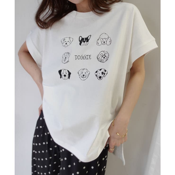 DOGGIEプリントTシャツ | CORNERS  | 詳細画像2 