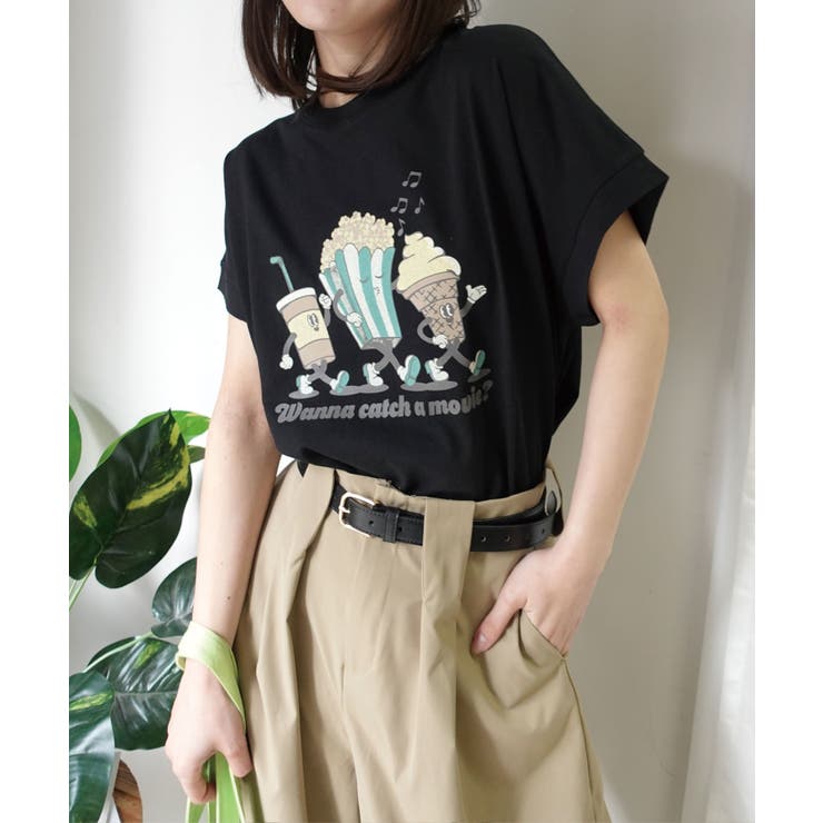 ブラック | ポップコーンTシャツ | CORNERS 