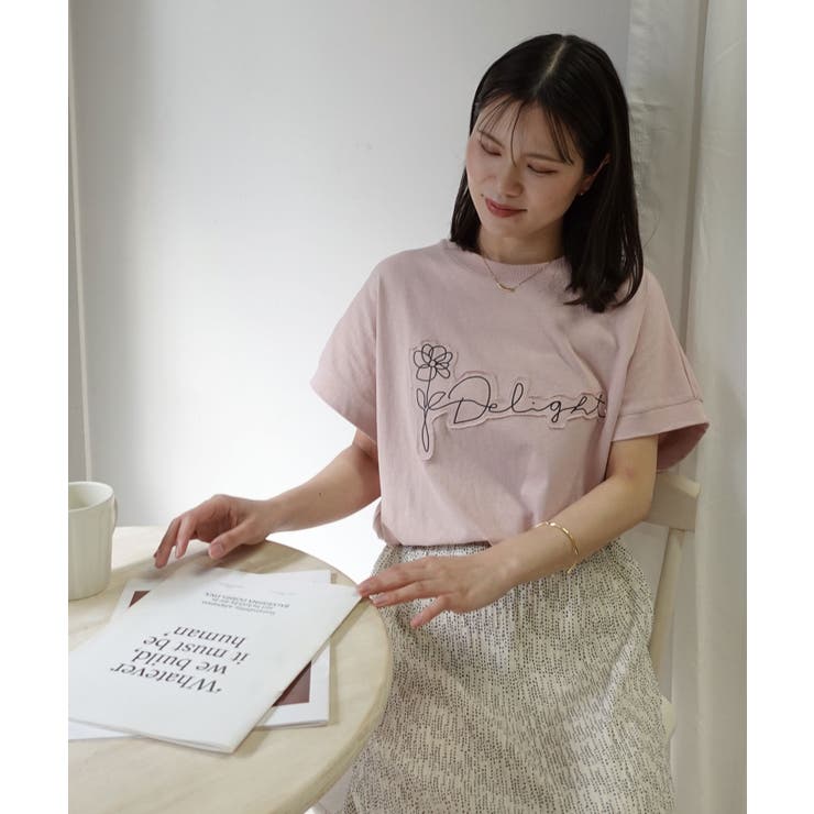 手書きフラワーTシャツ | CORNERS  | 詳細画像15 