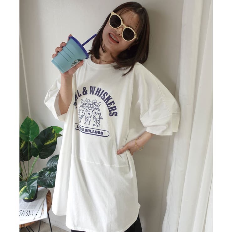 フレンチブルドッグオーバーサイズTシャツ | CORNERS  | 詳細画像8 