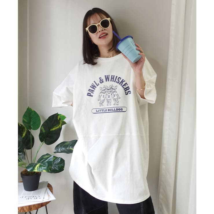 フレンチブルドッグオーバーサイズTシャツ | CORNERS  | 詳細画像9 