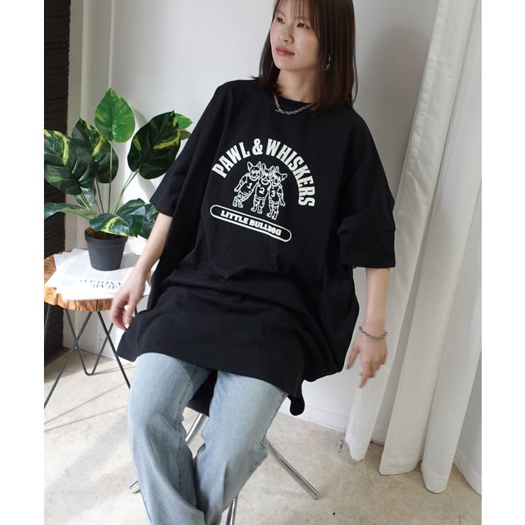 フレンチブルドッグオーバーサイズTシャツ | CORNERS  | 詳細画像1 