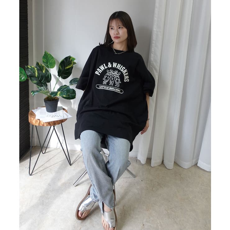 フレンチブルドッグオーバーサイズTシャツ | CORNERS  | 詳細画像4 