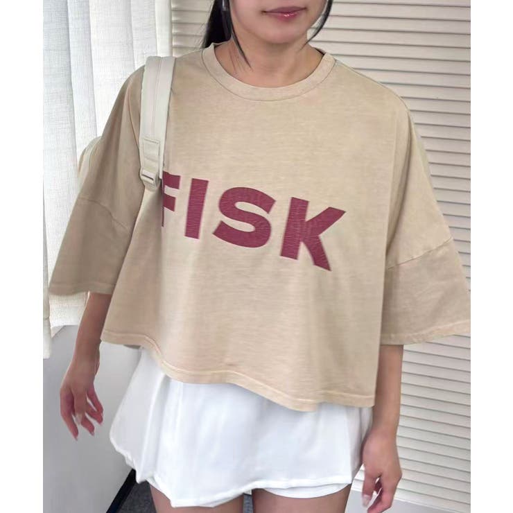 ピグメントFISKクロップドTシャツ | CORNERS  | 詳細画像5 