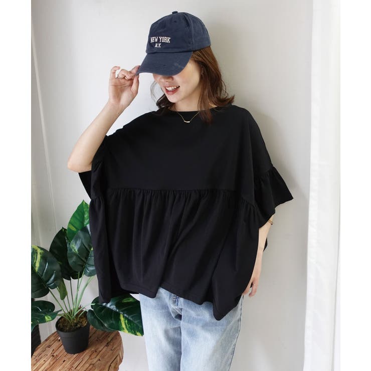 ワイドフリルペプラムTシャツ【接触冷感】 | CORNERS  | 詳細画像5 