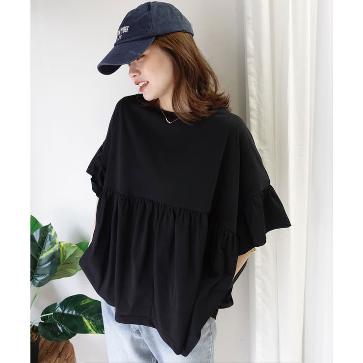 ワイドフリルペプラムTシャツ【接触冷感】 | CORNERS  | 詳細画像6 