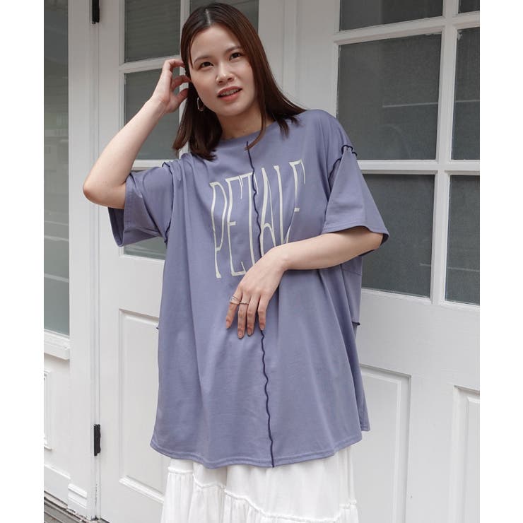 メロウ切り替えウェーブロゴTシャツ【接触冷感】 | CORNERS  | 詳細画像15 