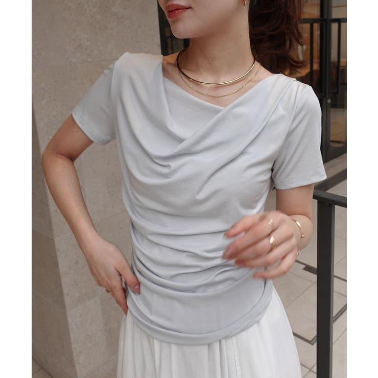 ドレープ半袖Tシャツ | CORNERS  | 詳細画像17 