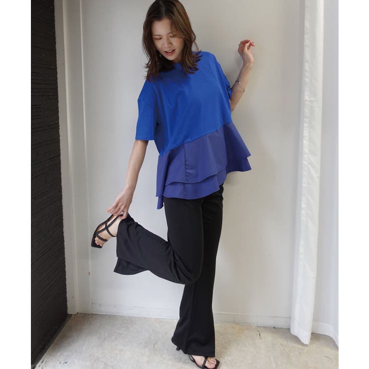 【機能素材】ペプラムフレアTシャツ【接触冷感】【UV加工】【吸水速乾】 | CORNERS  | 詳細画像6 