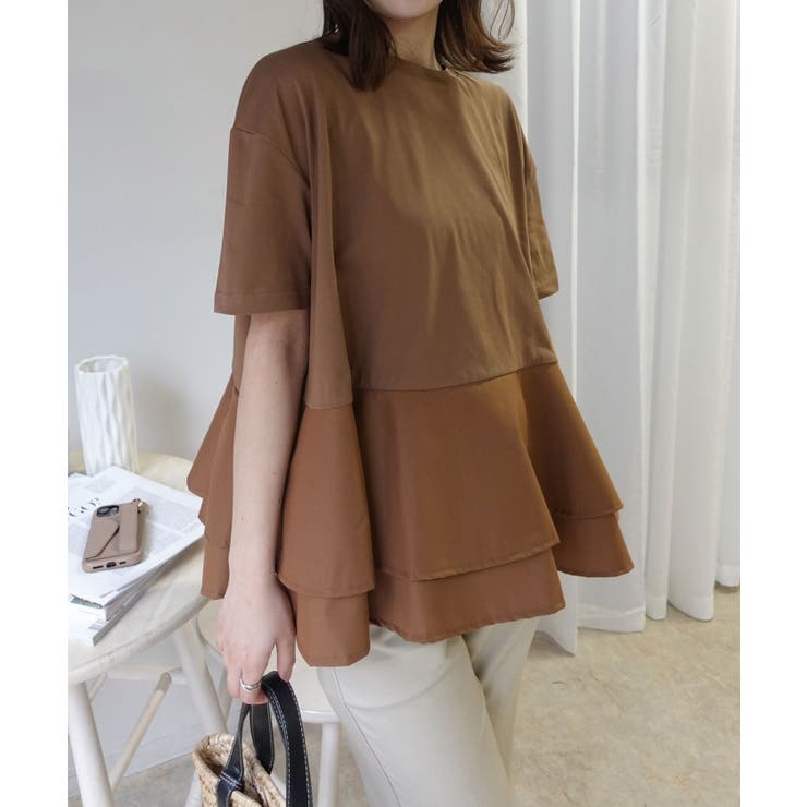 【機能素材】ペプラムフレアTシャツ【接触冷感】【UV加工】【吸水速乾】 | CORNERS  | 詳細画像9 