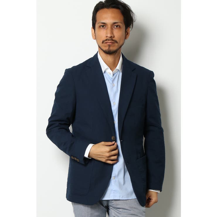 GP シアサッカージャケット[品番：IKAW0003695]｜ikka （イッカ