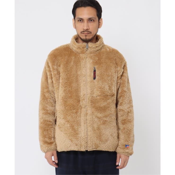 新品タグ付き　JUN & ROPE ラッセルボア WARM JACKET M Russell Athletic ボアジャケット[品番：IKAW0010870]｜ikka （イッカ