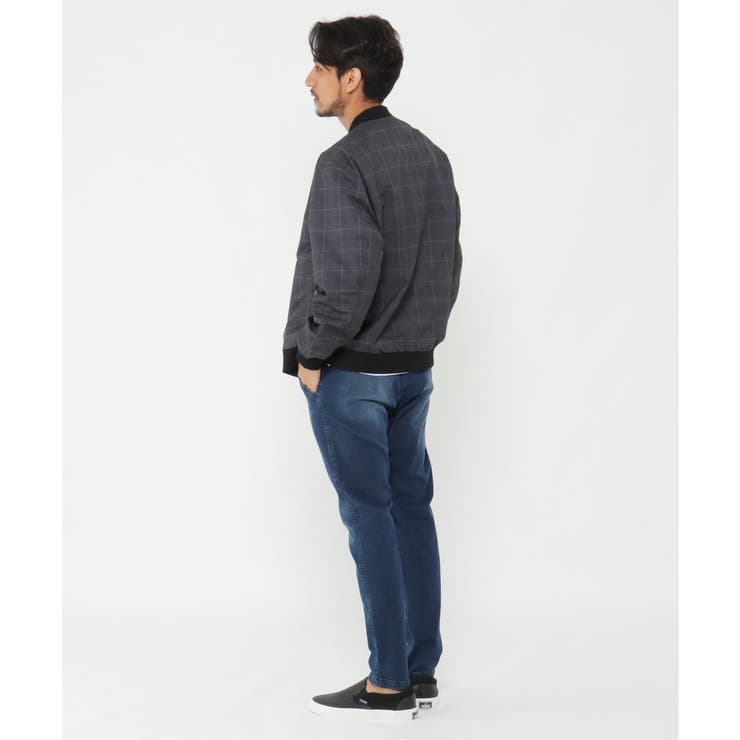 EPNK チェックブルゾン epnok（エプノック）の「【EPNK】Reversible cropped check blouson