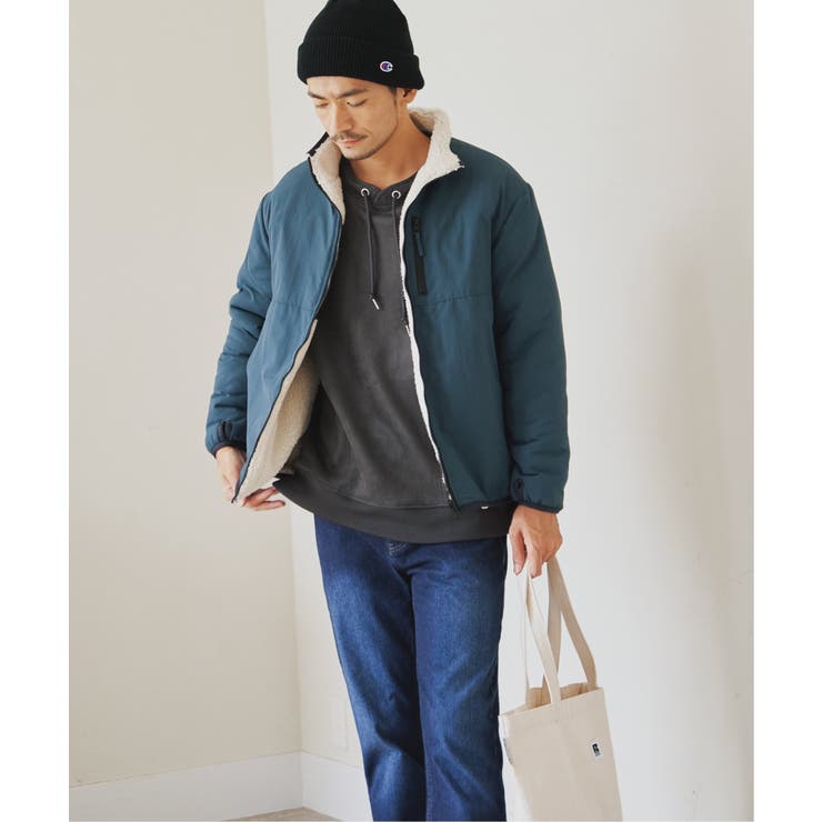 リバーシブルボアフリースブルゾン[品番：IKAW0014634]｜ikka （イッカ