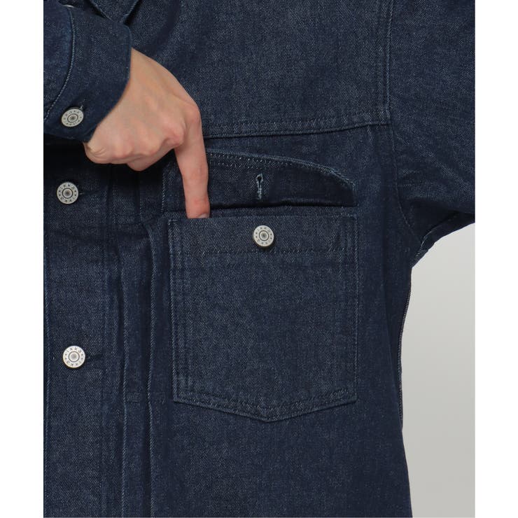 WEB限定】ビッグシルエットデニムジャケット[品番：IKAW0015668