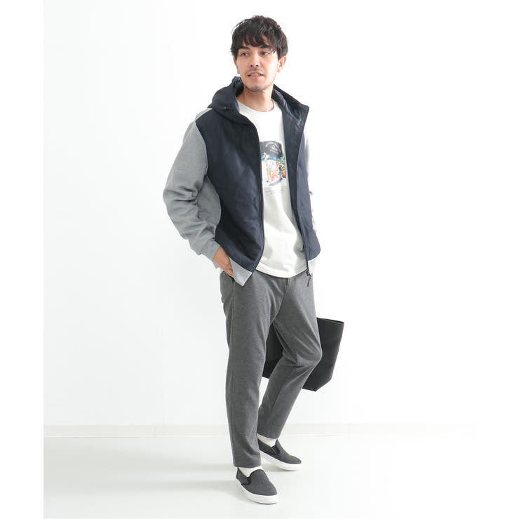 sorona(R) コンビ中綿ジップパーカー | ikka  | 詳細画像17 