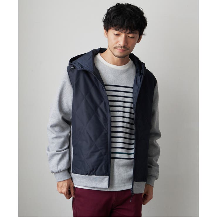 sorona(R) コンビ中綿ジップパーカー | ikka  | 詳細画像22 