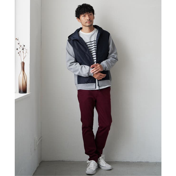 sorona(R) コンビ中綿ジップパーカー | ikka  | 詳細画像23 