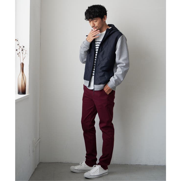 sorona(R) コンビ中綿ジップパーカー | ikka  | 詳細画像24 