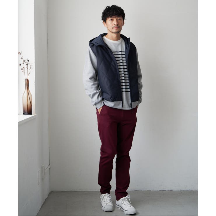 sorona(R) コンビ中綿ジップパーカー | ikka  | 詳細画像25 