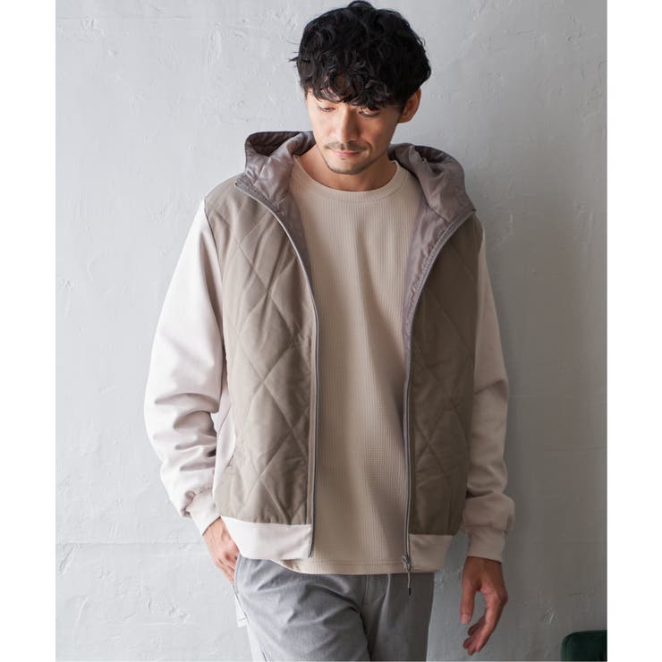 sorona(R)コンビ中綿パーカー | ikka  | 詳細画像1 