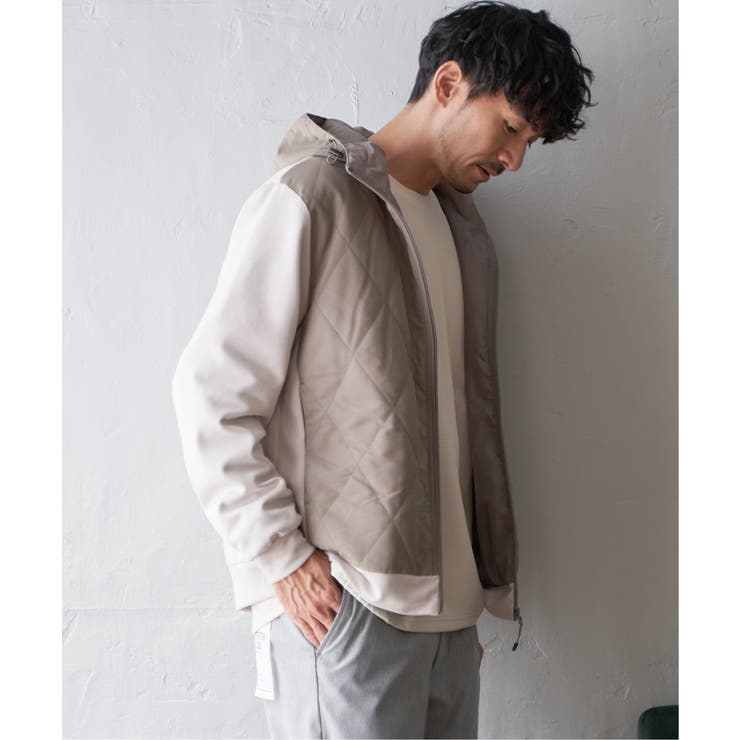 sorona(R)コンビ中綿パーカー | ikka  | 詳細画像2 