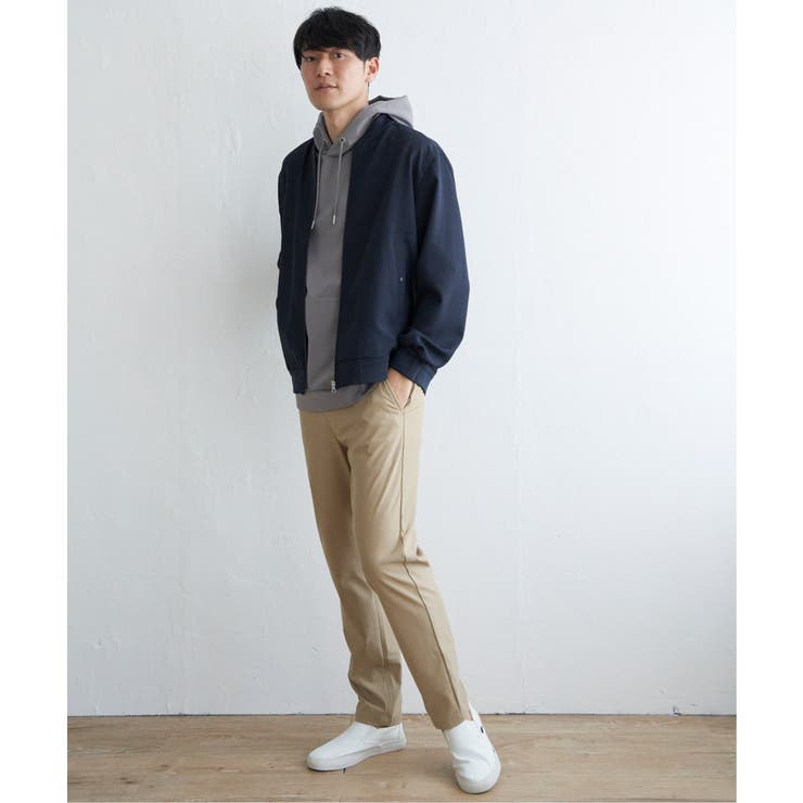 イージーケアリネンライクブルゾン | ikka  | 詳細画像9 