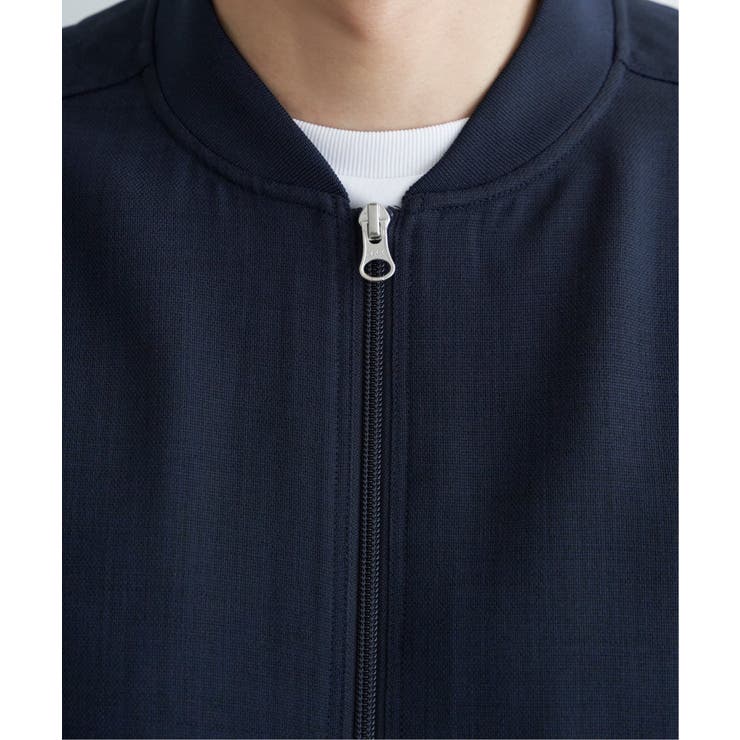 イージーケアリネンライクブルゾン | ikka  | 詳細画像18 