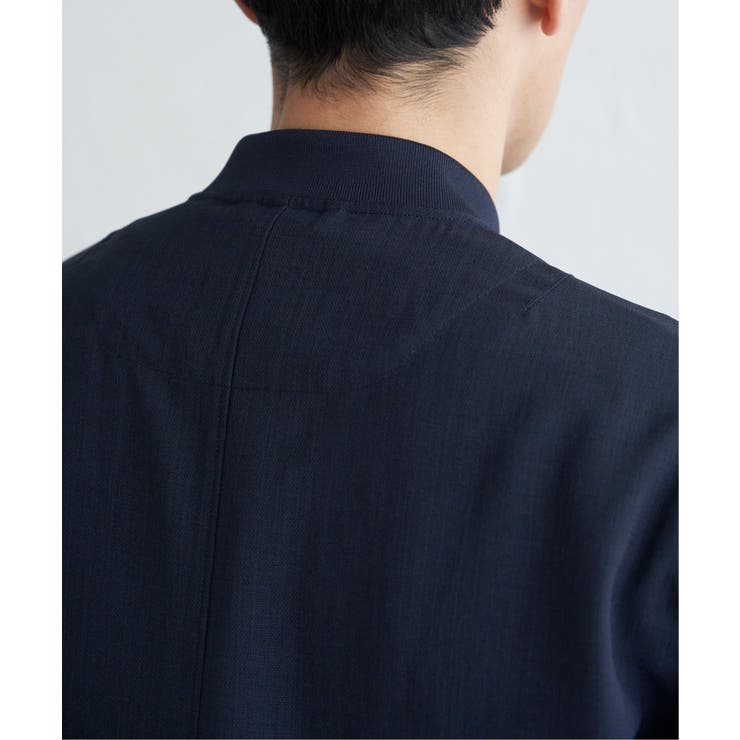 イージーケアリネンライクブルゾン | ikka  | 詳細画像21 