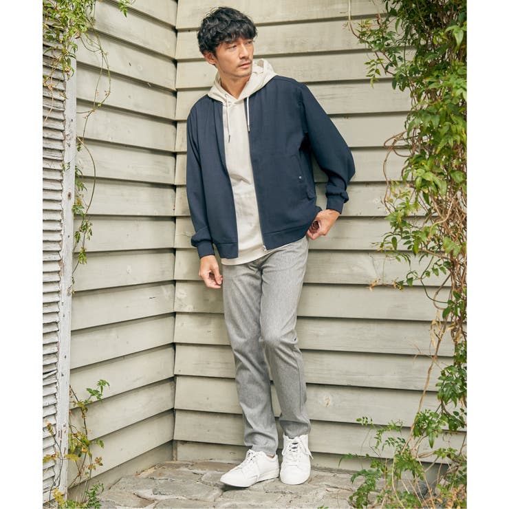 イージーケアリネンライクブルゾン[品番：IKAW0020081]｜ikka