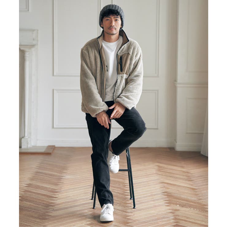 【親子コーデ】リバーシブルナイロンフリースブルゾン | ikka  | 詳細画像7 