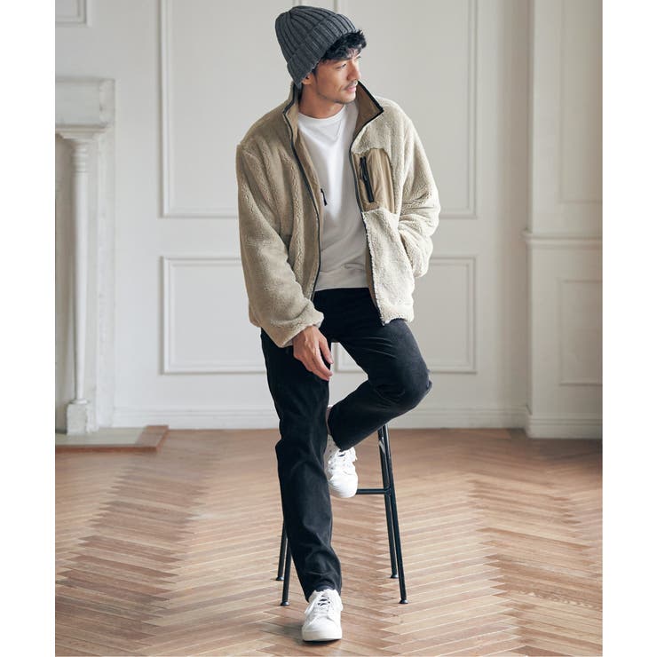 【親子コーデ】リバーシブルナイロンフリースブルゾン | ikka  | 詳細画像9 