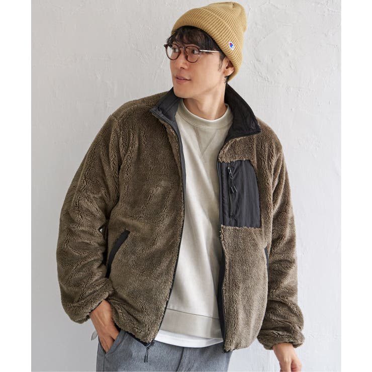 【親子コーデ】リバーシブルナイロンフリースブルゾン | ikka  | 詳細画像15 